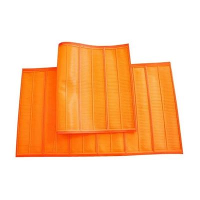 Hoogfrequente PU fijnzeef 0,1 mm 35% open oppervlak voor Derrick machines