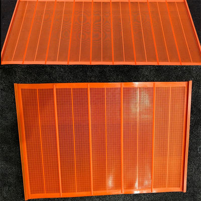 Rode kleur High Wear Resistant Wet Polyweb Urethane Screen 1040*700mm