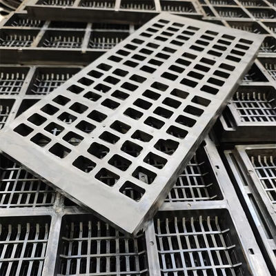 20 x 5 mm openingsgrootte SELM-type Flexible Edge Rubber Screen met trillingsgeluidsreductie