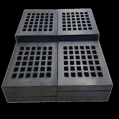 Duurzaam Zwart Kleur 40 mm dik Rubber Screen Panel voor mijnbouw Vibrating Screens