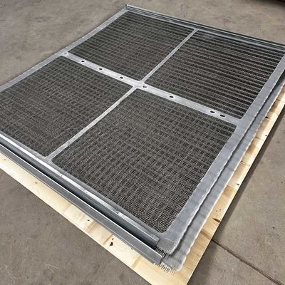 Industriële draadgrommetscherm met PU-randversterking 46-76,4% open oppervlak