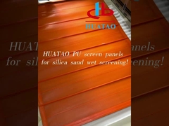 Wet screening van silicazand