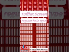 Tufflex-scherm regelmatig gat type