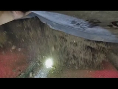 Rode-zwarte rubberen schermpaneel